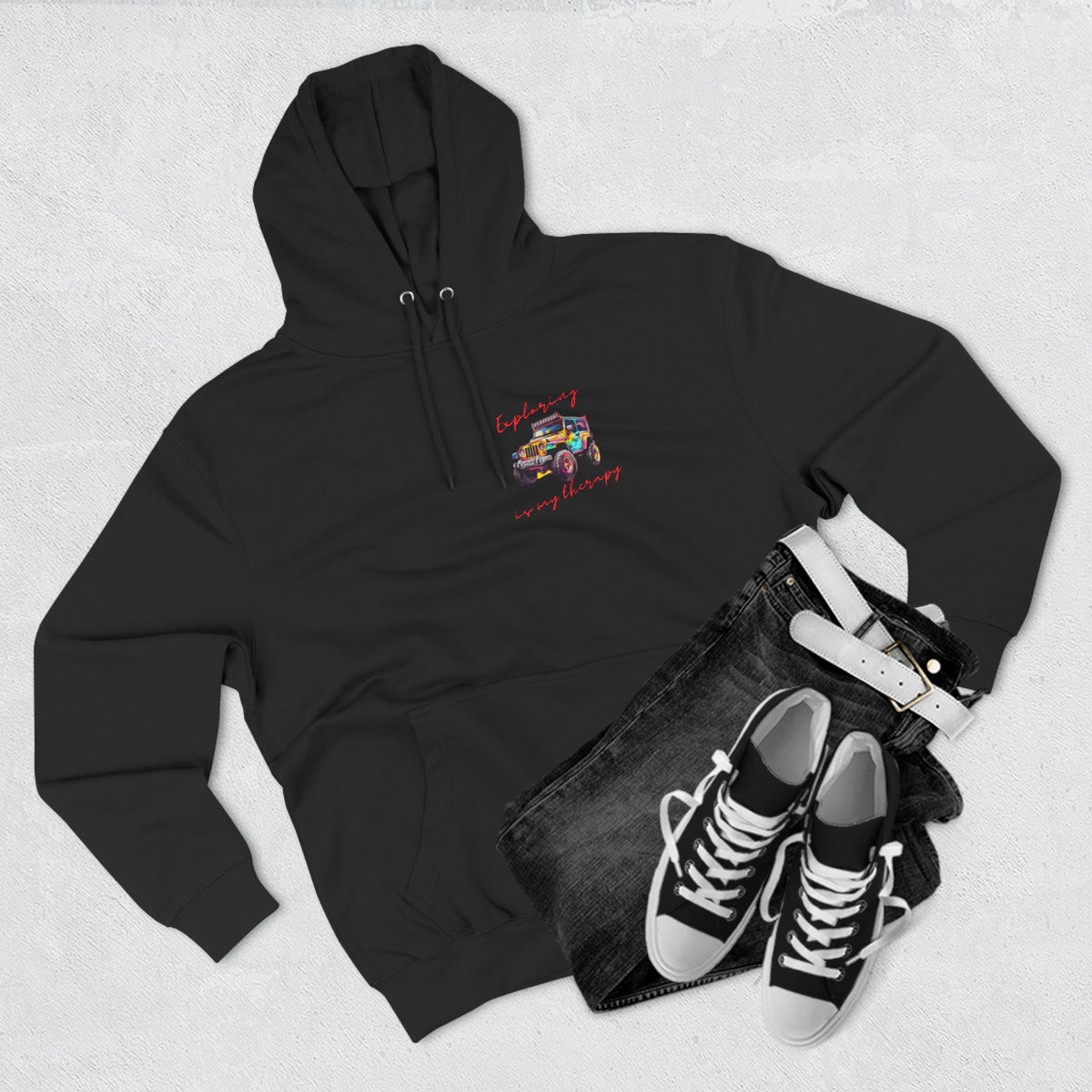 Jeep "Exploring Is My Therapy" Hoodie