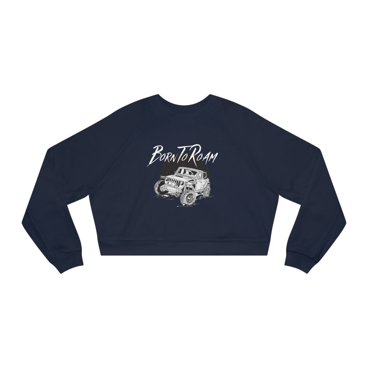 Jeep Born To Roam Cropped Fleece Pullover