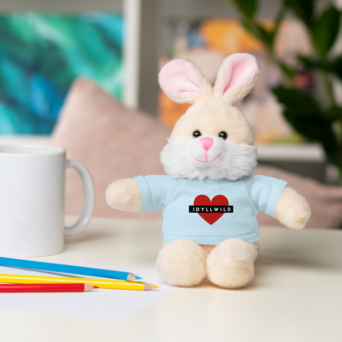Stuffed Animals with Tee Idyllwild Heart