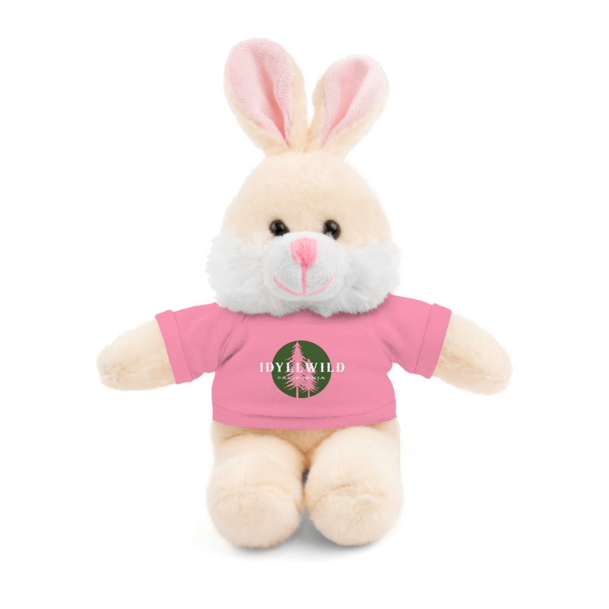 Stuffed Animals with Tee Idyllwild Pine Badge