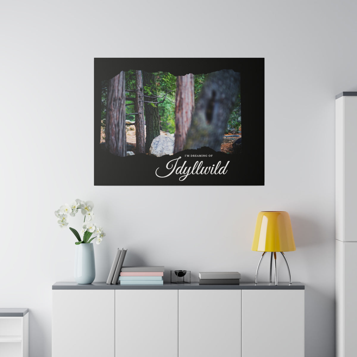 Matte Canvas, Stretched, 0.75" Dreaming of FOrest