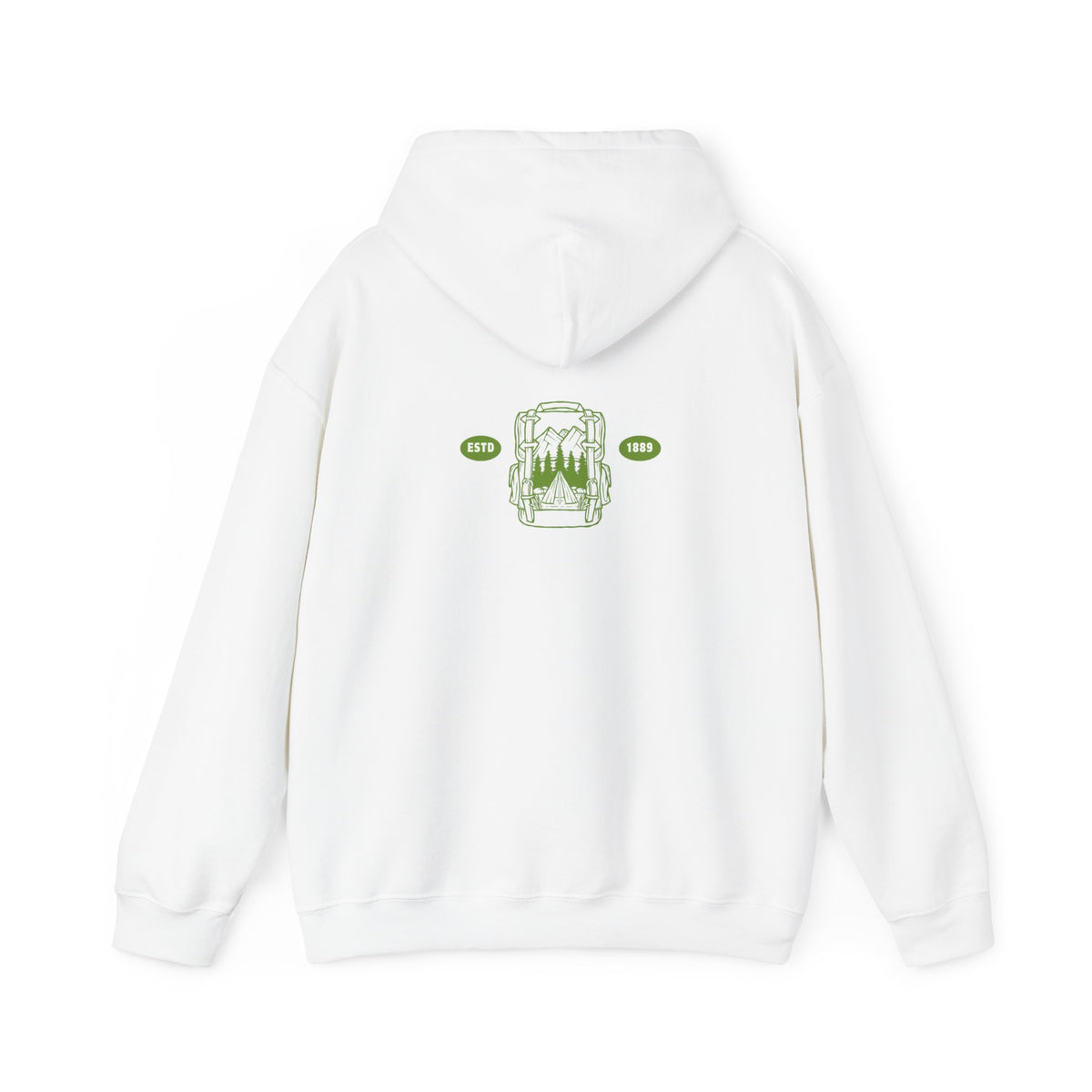 Idyllwild Nature Lover Established Green Hoodie