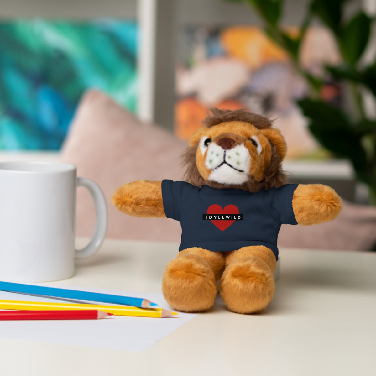Stuffed Animals with Tee Idyllwild Heart