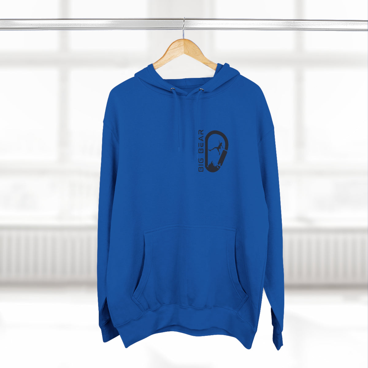 Big Bear Rock Climbing Hook Hoodie