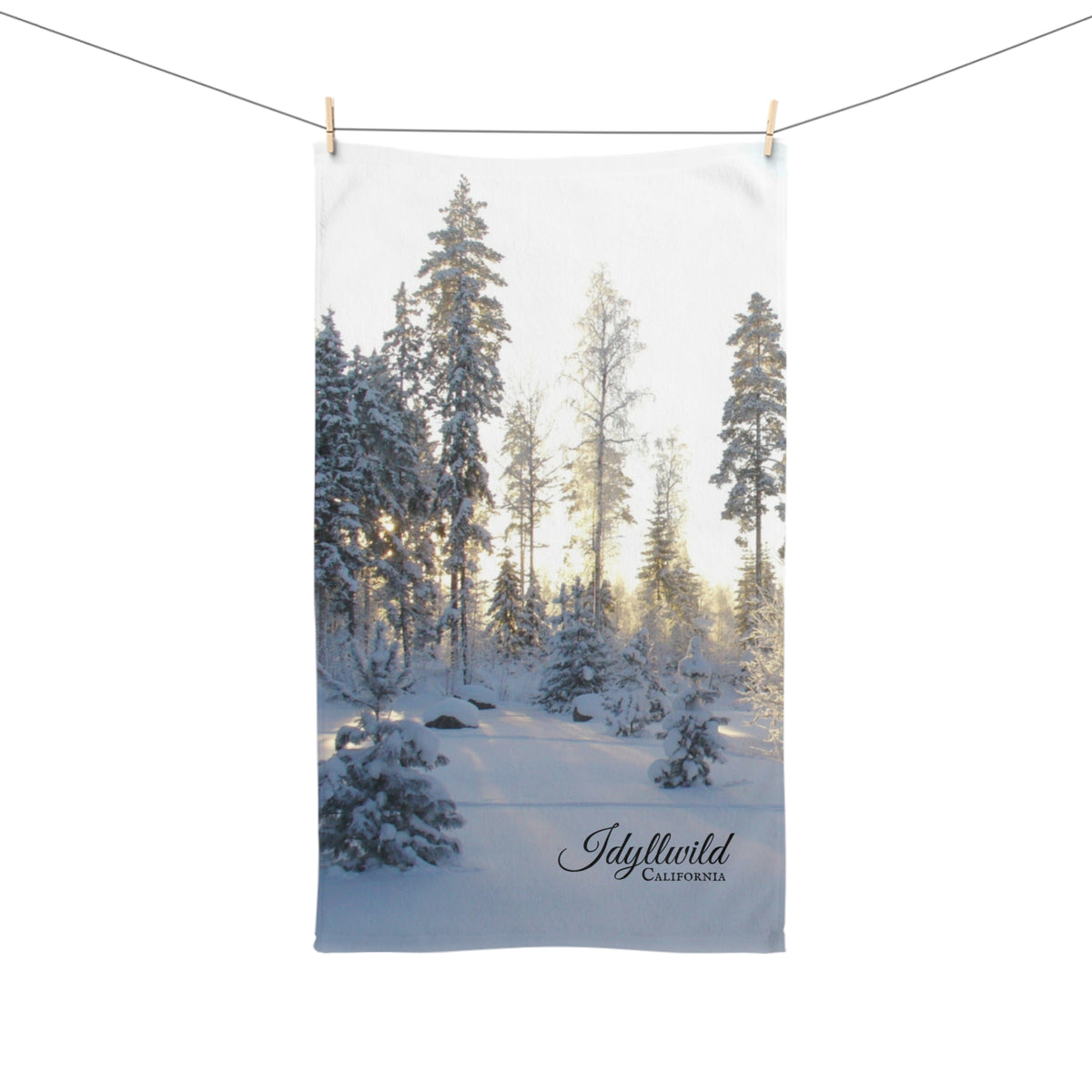 Idyllwild Snow Hand Towel