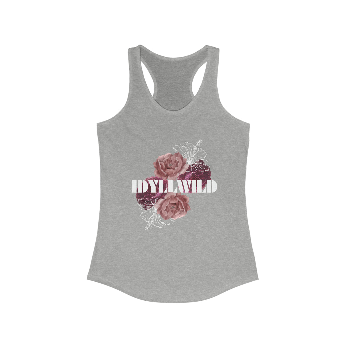 Women's Ideal Racerback Tank Vintage Rose