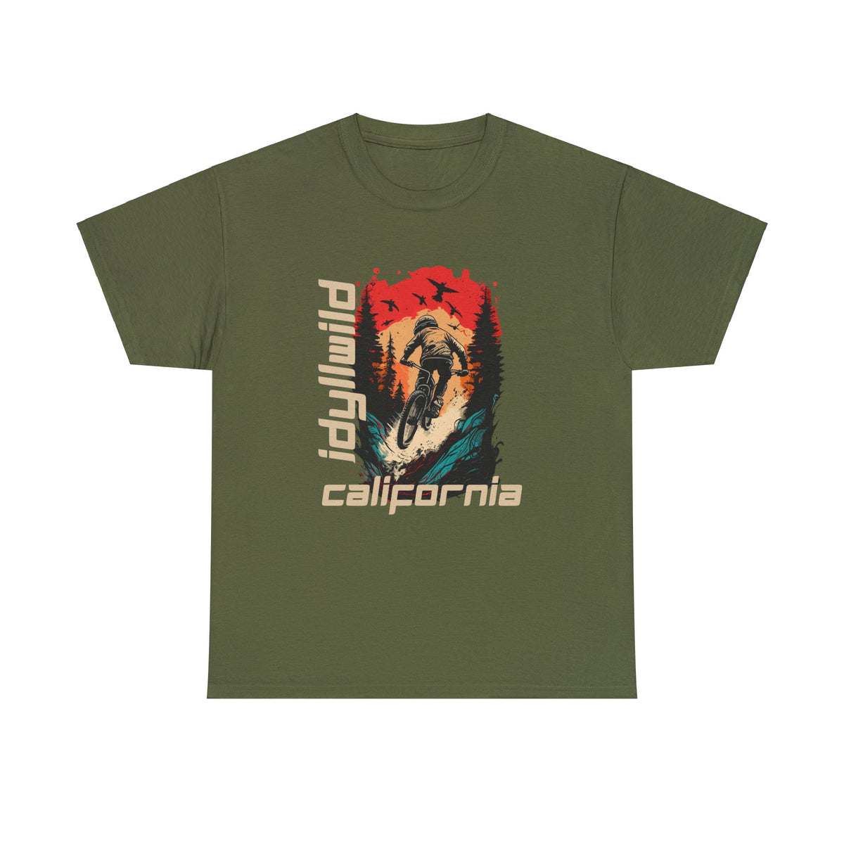 Idyllwild Downhill Mountain Biking Stylish T-Shirt