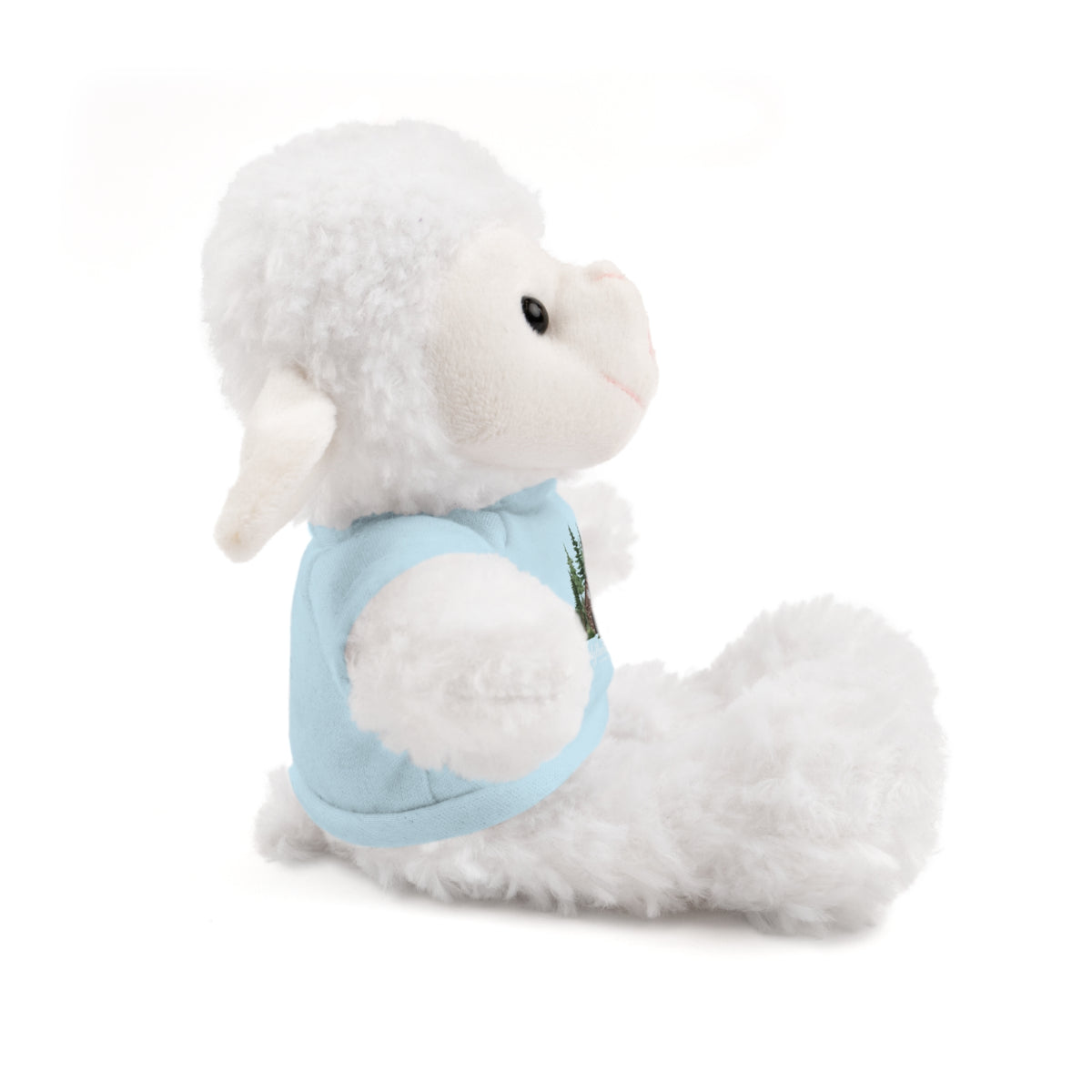 Stuffed Animals with Tee Cabin in the Woods Picture Idyllwild