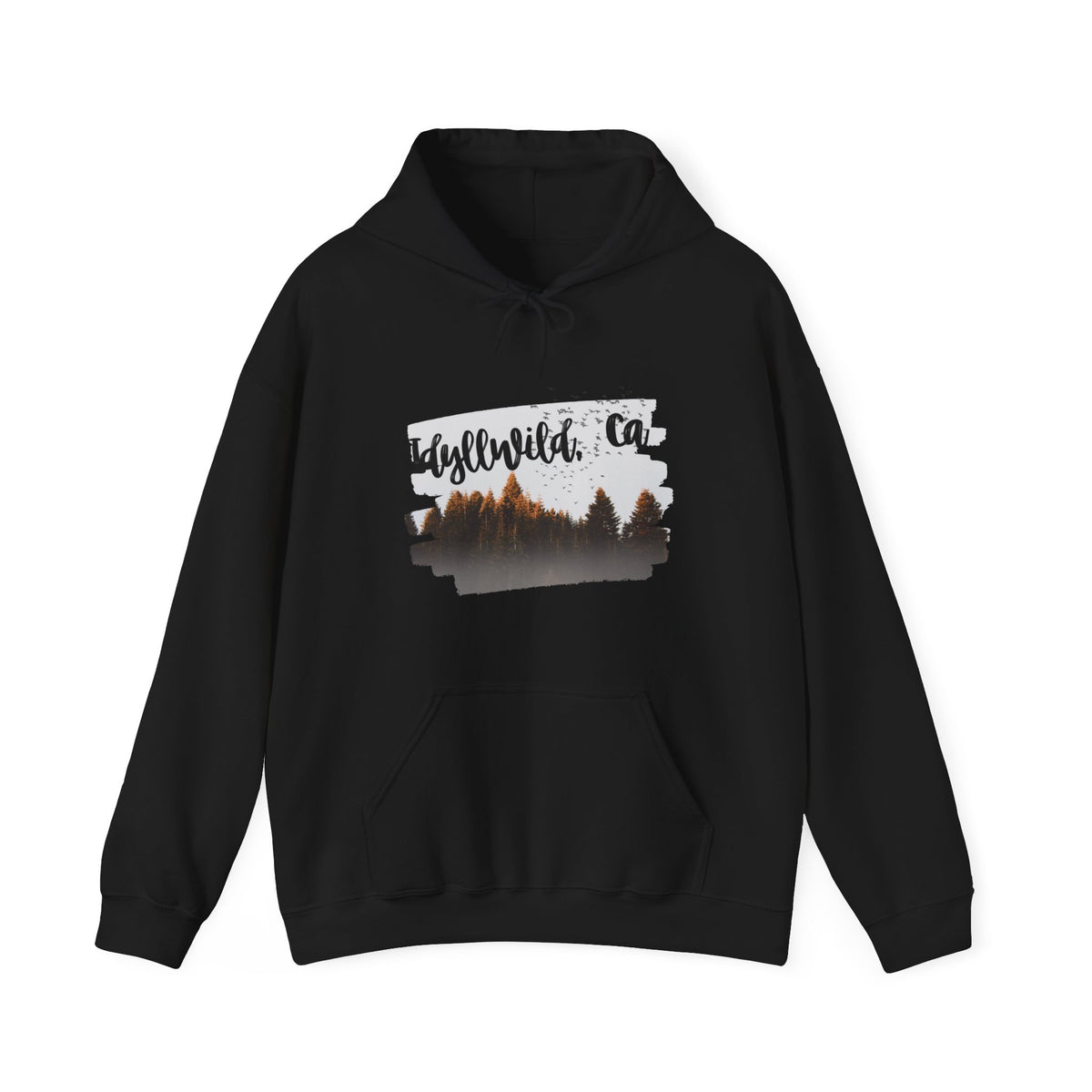 Unisex Heavy Blend™ Hooded Sweatshirt Forest PeekaBoo Scene