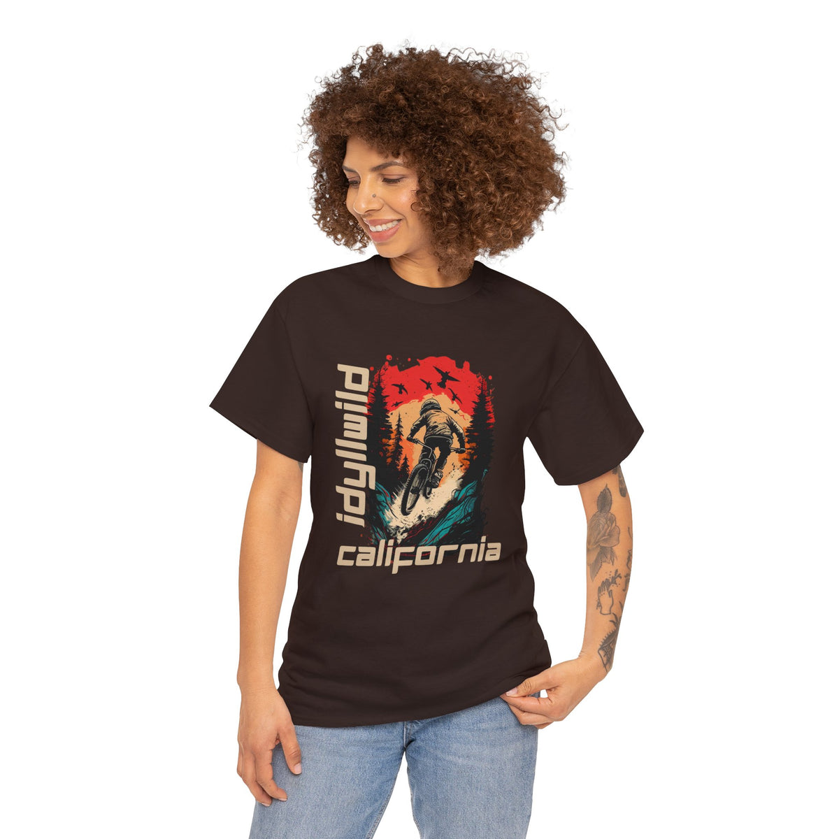 Idyllwild Downhill Mountain Biking Stylish T-Shirt