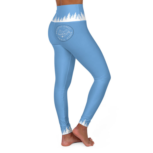 Pacific Crest Trail Hiker Blue Leggings
