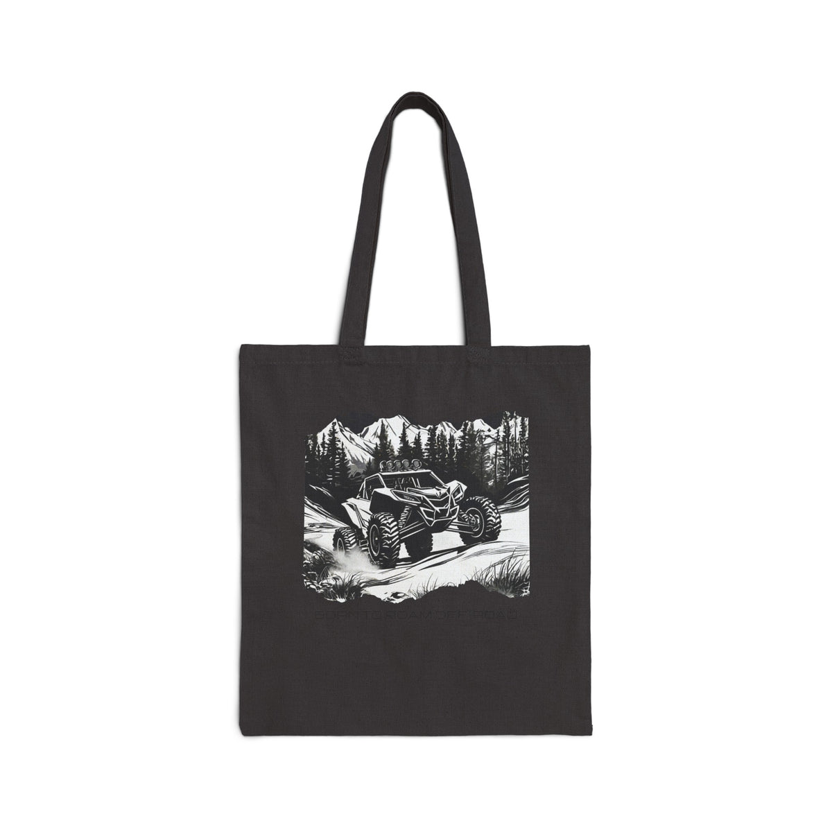 Can Am Born To Roam Offroad Cotton Canvas Tote Bag