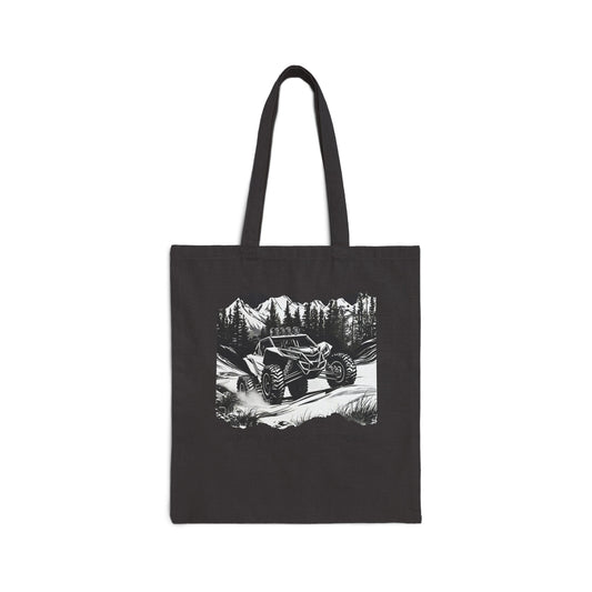 Can Am Born To Roam Offroad Cotton Canvas Tote Bag
