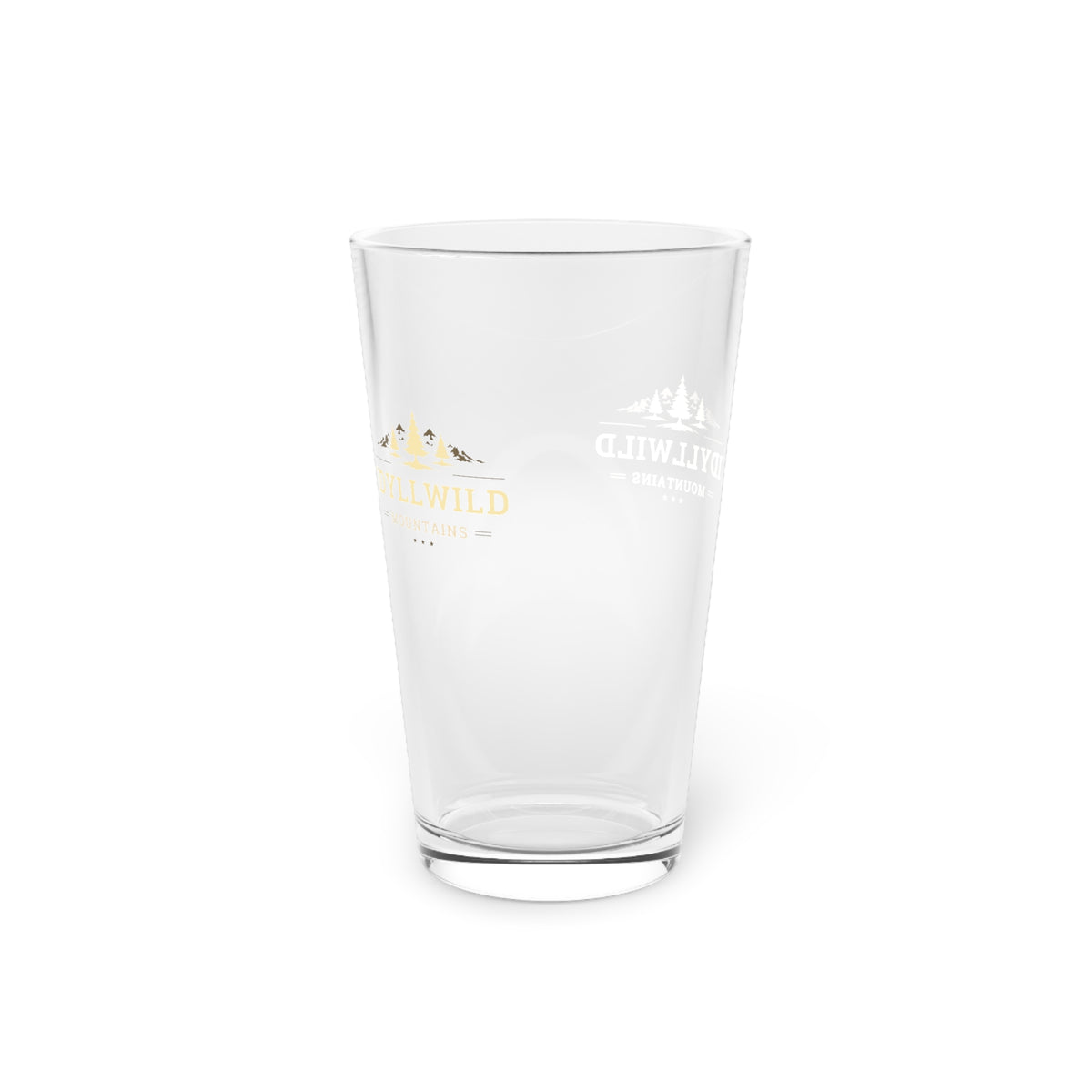 Pint Glass, 16oz Idyllwild Mountain