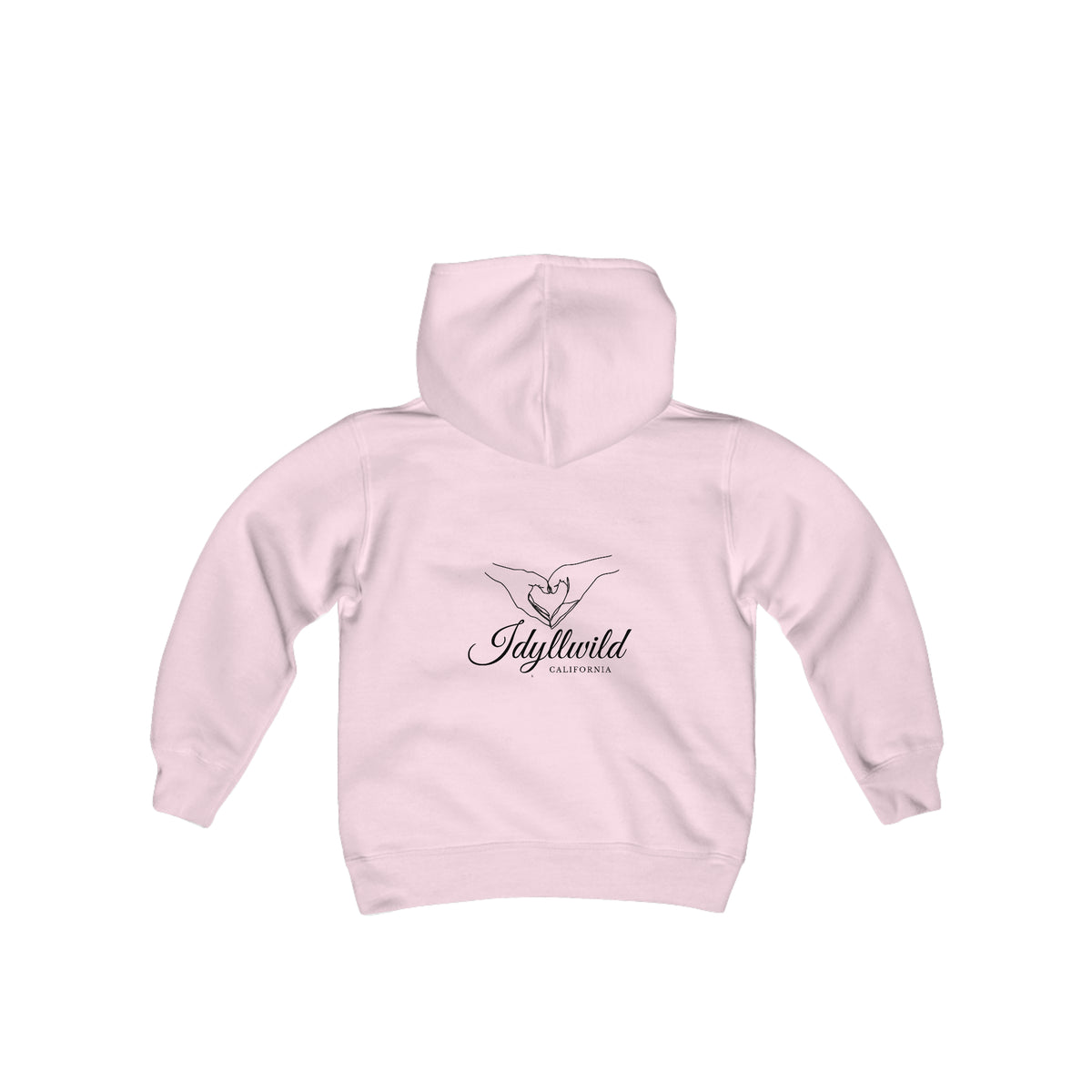 Youth Heavy Blend Hooded Sweatshirt Heart Hands Idyllwild