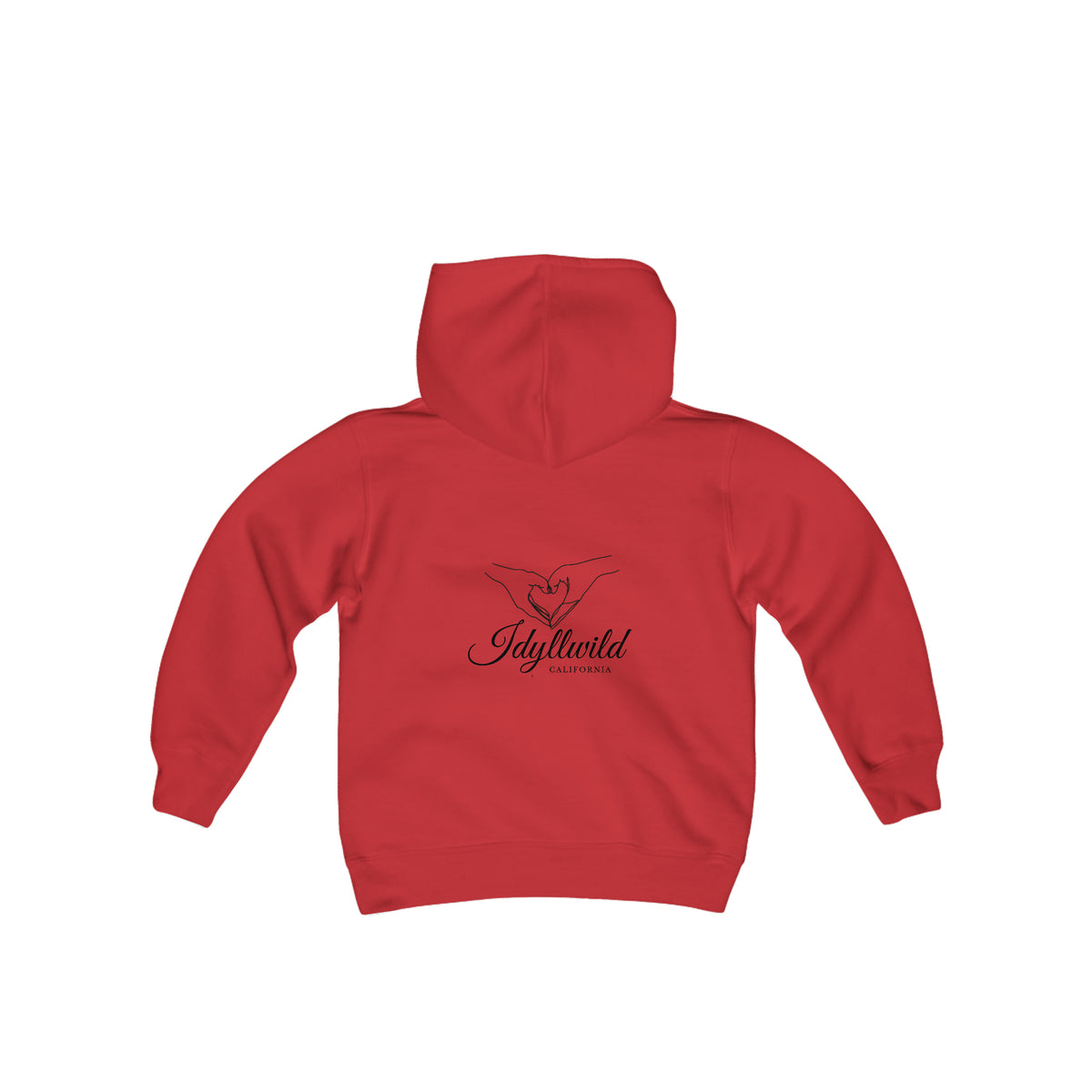 Youth Heavy Blend Hooded Sweatshirt Heart Hands Idyllwild