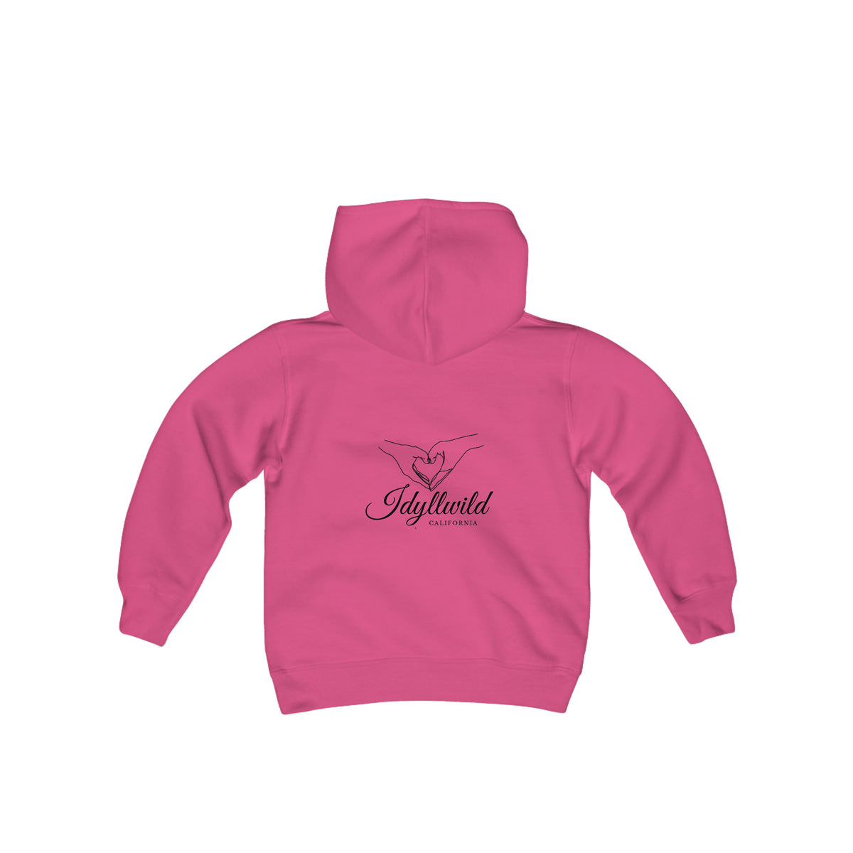 Youth Heavy Blend Hooded Sweatshirt Heart Hands Idyllwild