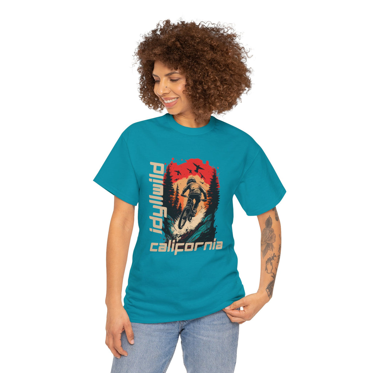 Idyllwild Downhill Mountain Biking Stylish T-Shirt