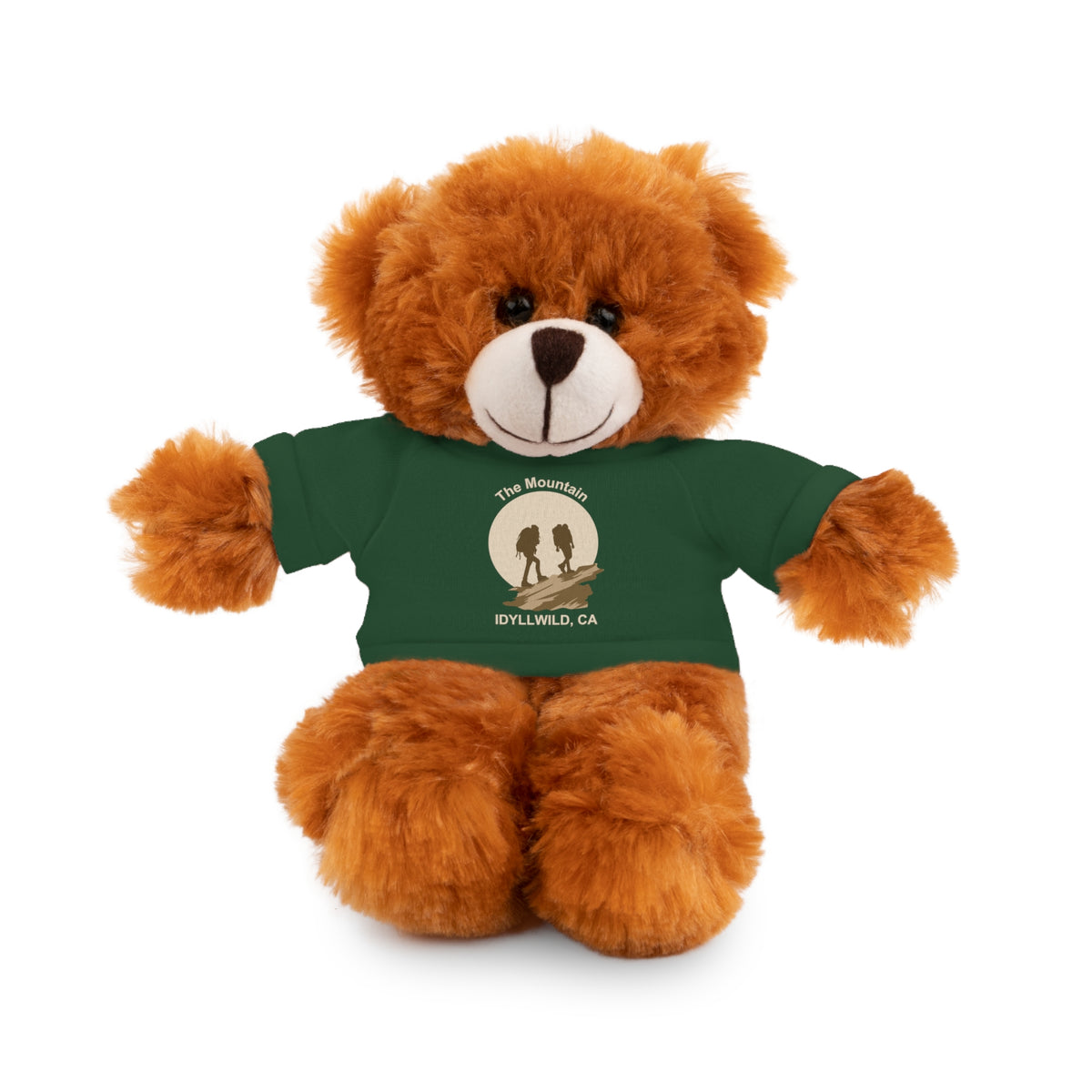 Stuffed Animals with Tee Hiking the Mountain Idyllwild