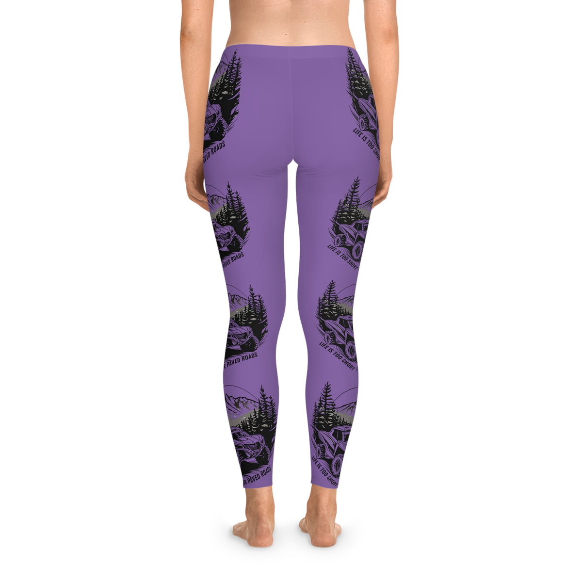 Can Am Offroad Purple Stretchy Leggings