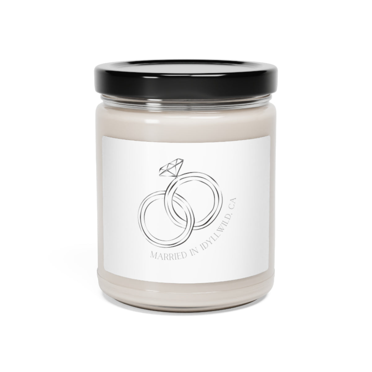 Scented Soy Candle, 9oz Married in Idyllwild Ring Set