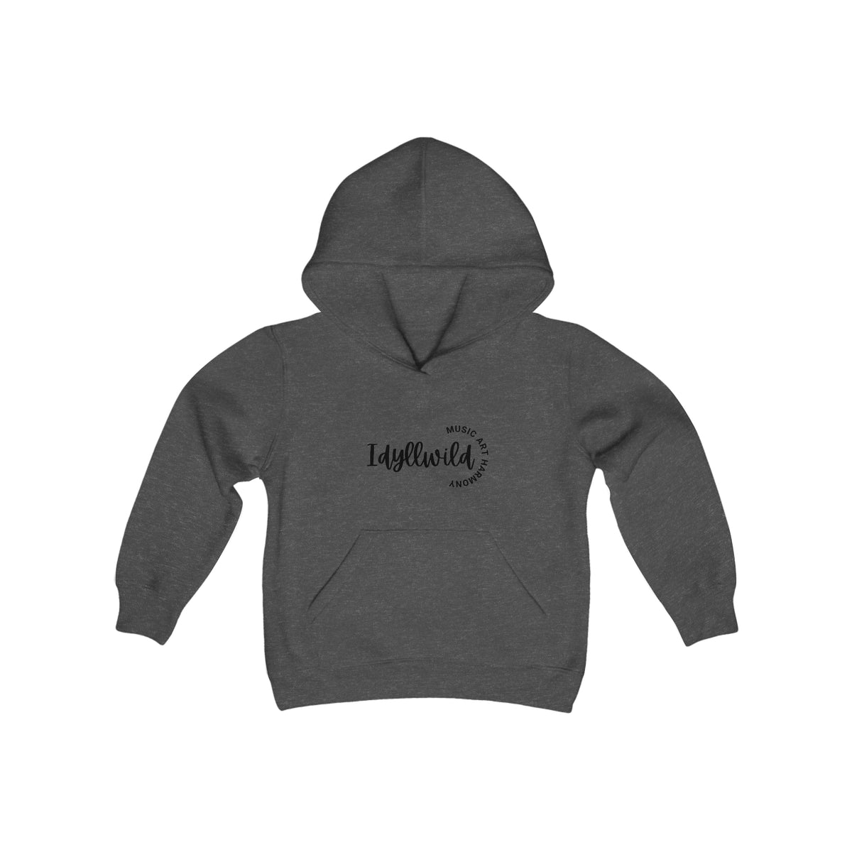 Youth Heavy Blend Hooded Sweatshirt Idyllwild music art harmony