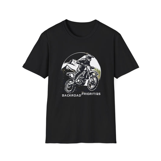 Dirtbike "Backroad Priorities" Softstyle T-Shirt