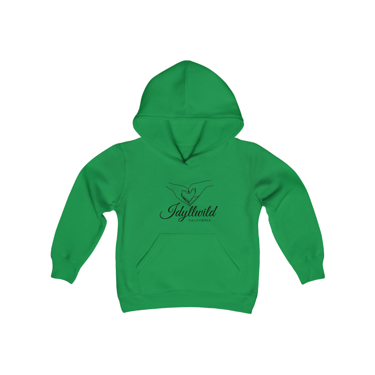 Youth Heavy Blend Hooded Sweatshirt Heart Hands Idyllwild