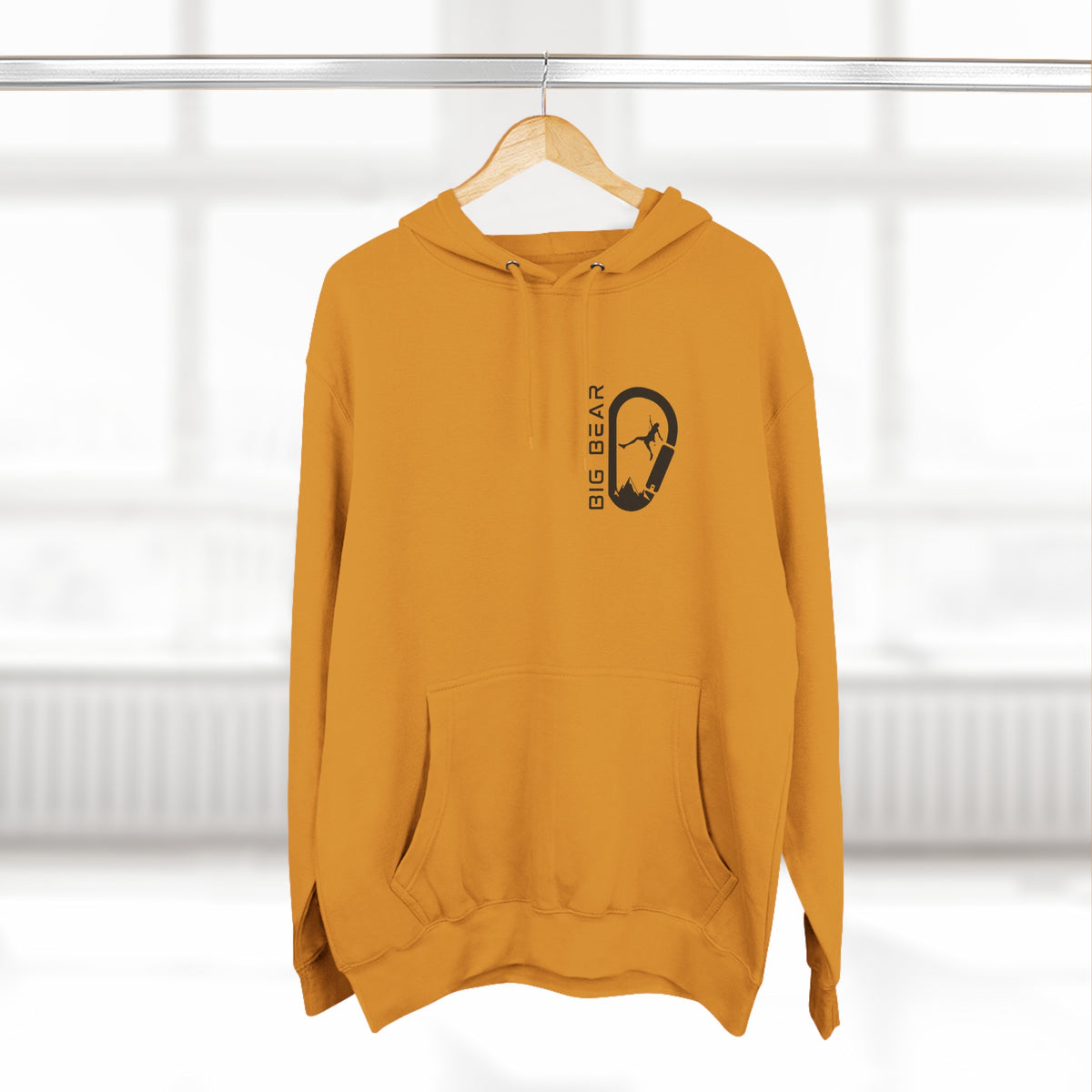Big Bear Rock Climbing Hook Hoodie