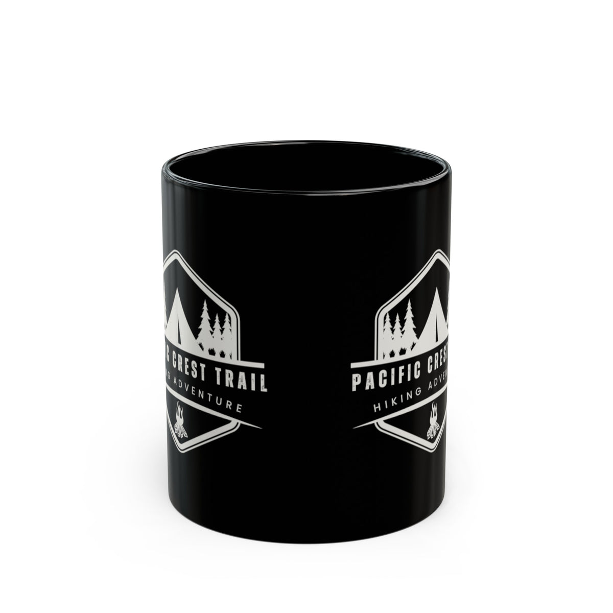 Pacific Crest Trail Hiking Adventrue Black Coffee Tea Mug