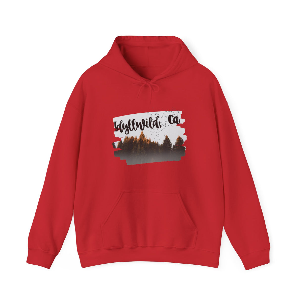 Unisex Heavy Blend™ Hooded Sweatshirt Forest PeekaBoo Scene