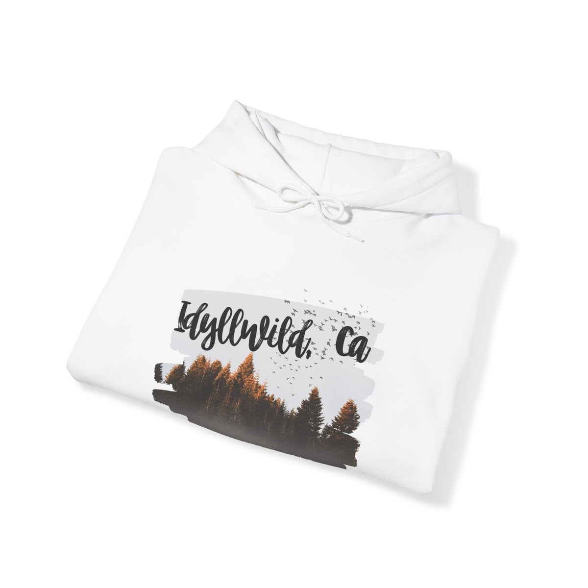 Unisex Heavy Blend™ Hooded Sweatshirt Forest PeekaBoo Scene