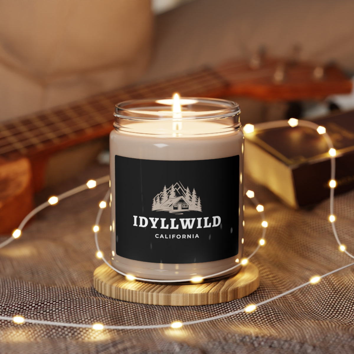 Scented Soy Candle, 9oz Idyllwild Black Label