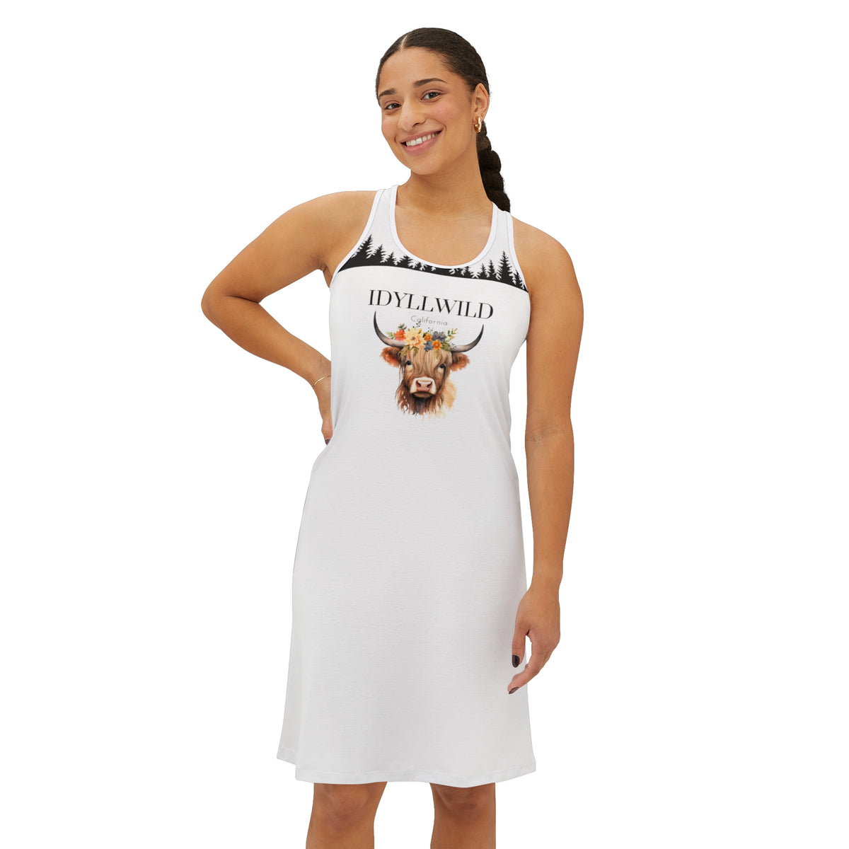 Women's Idyllwild Highlander Cow Racerback Dress