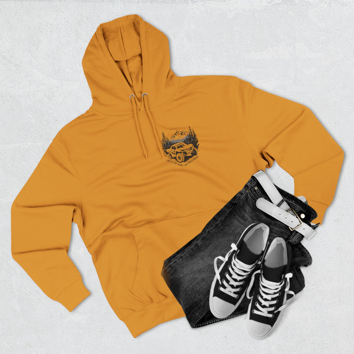 "Life Is Too Short For Paved Roads" Can Am Hoodie