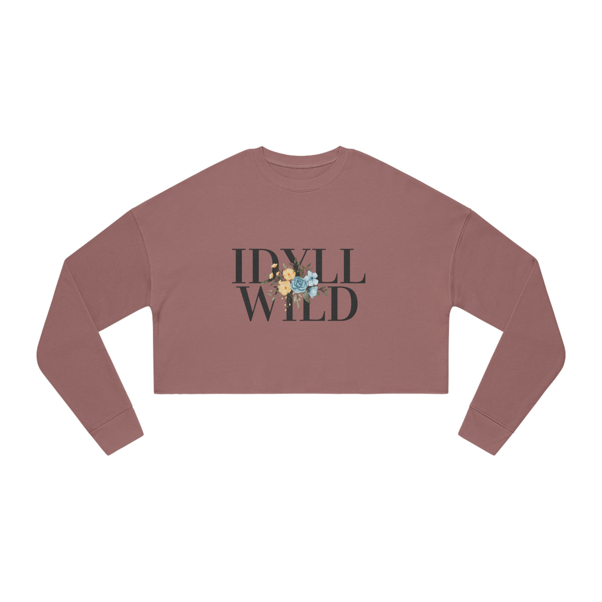 Women's Cropped Sweatshirt IdyllWILD modern