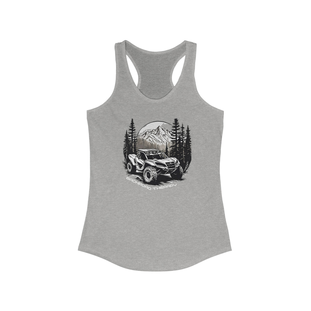 Womens "Back Road Therapy" Can Am Tank Top