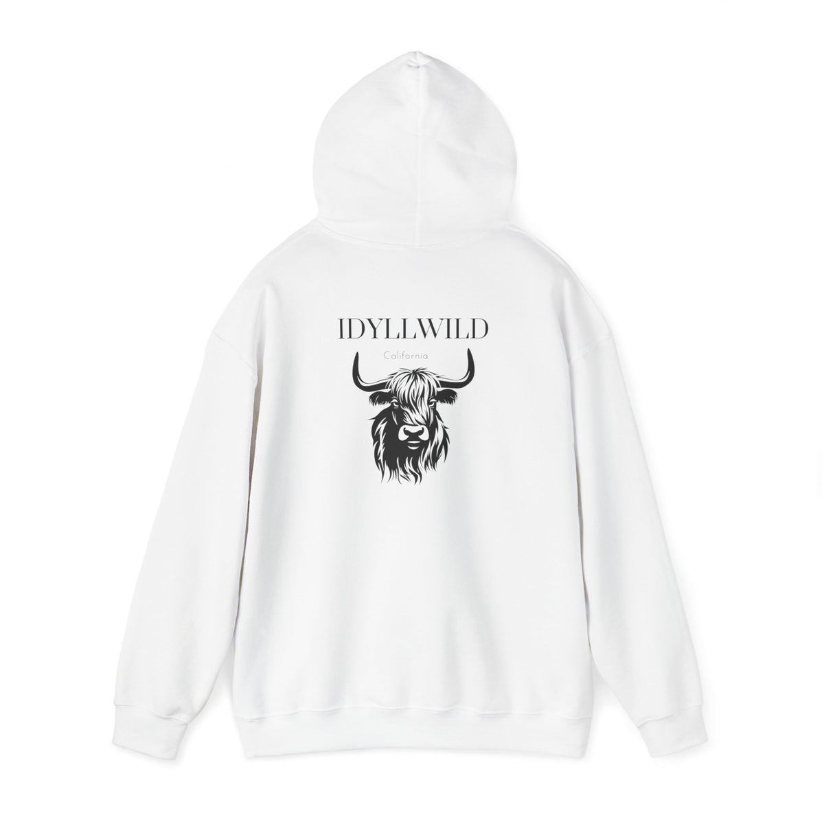 Unisex Heavy Blend™ Hooded Sweatshirt Idyllwild Cow 2