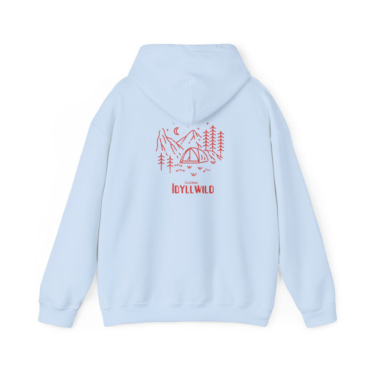 Unisex Heavy Blend™ Hooded Sweatshirt Camping RED