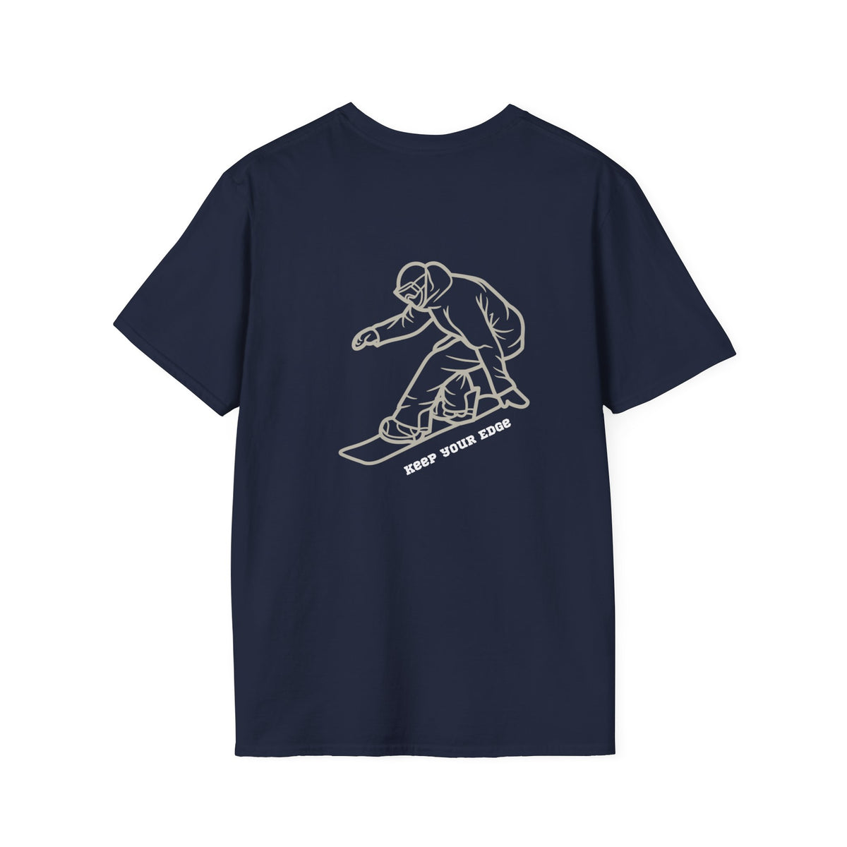 Snowboarding "Keep Your Edge" Softstyle T-Shirt