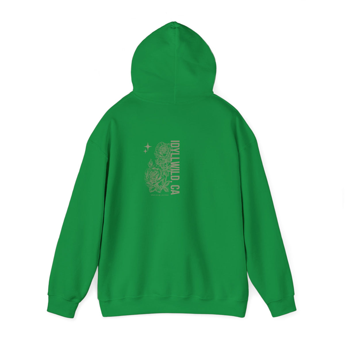 Unisex Heavy Blend™ Hooded Sweatshirt Center FLower