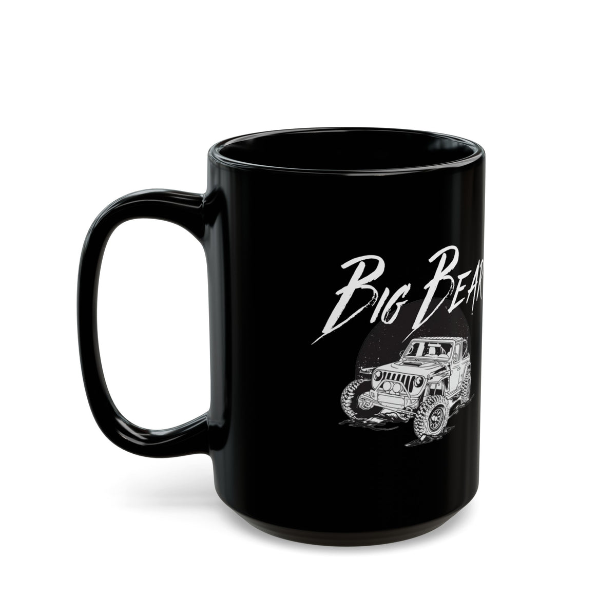 Big Bear Jeep Black Coffee Tea Mug
