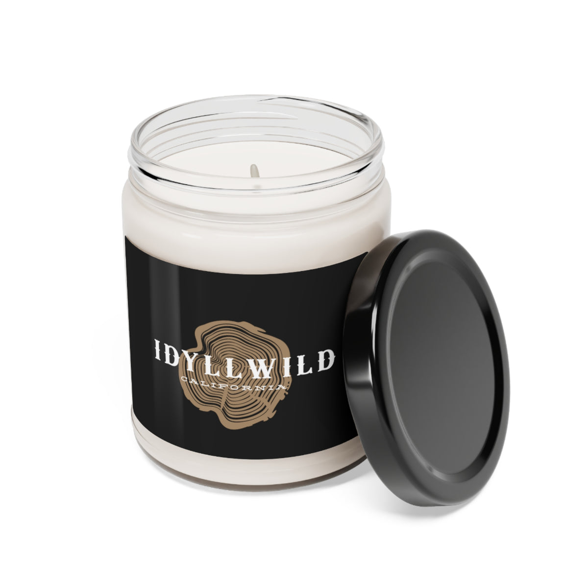 Scented Soy Candle, 9oz Idyllwild Woodrings Black Label