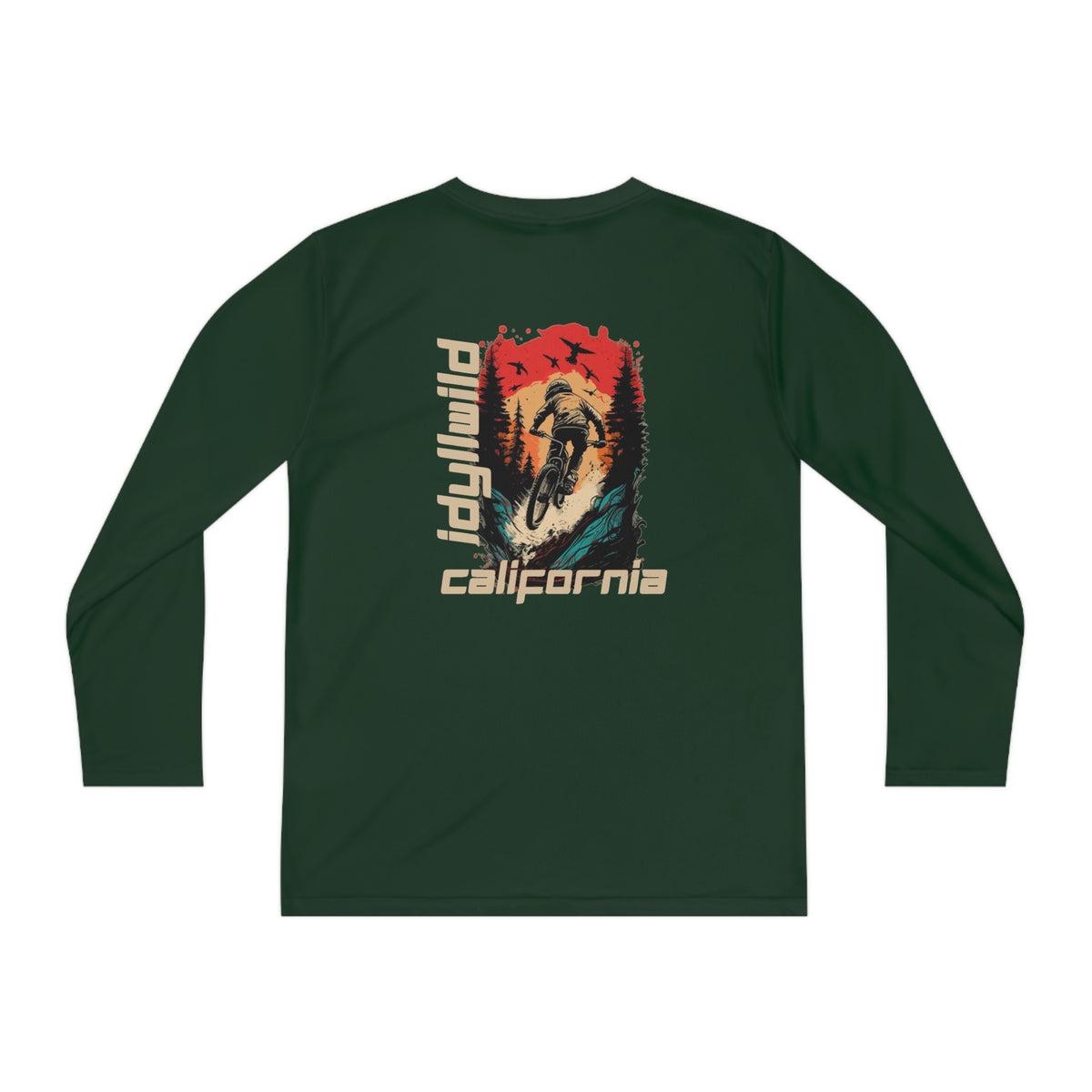 Idyllwild Mountain Biking Youth Long Sleeve Competitor Tee