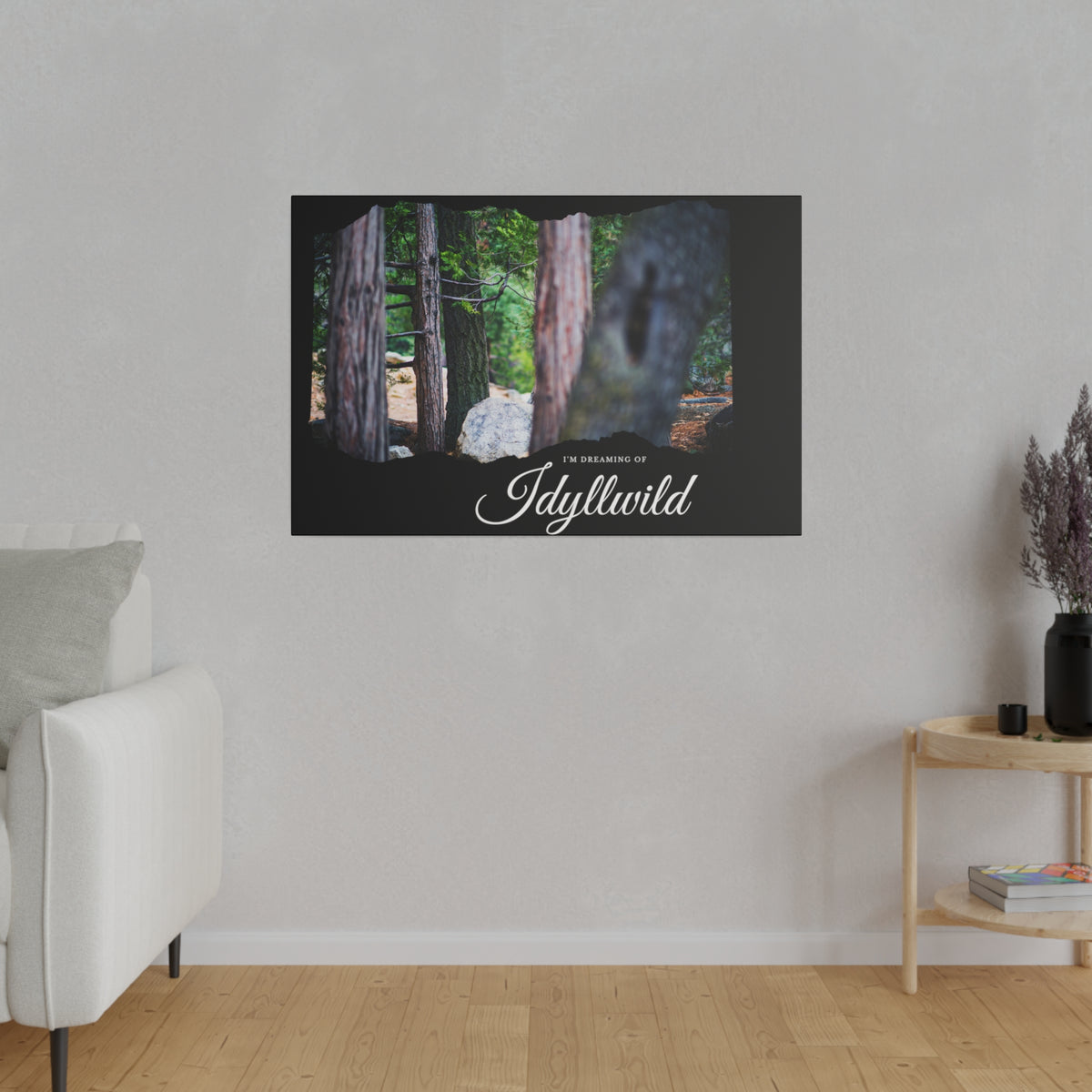 Matte Canvas, Stretched, 0.75" Dreaming of FOrest