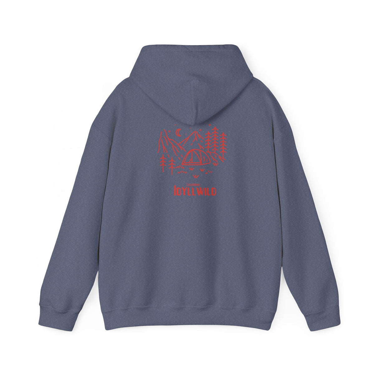 Unisex Heavy Blend™ Hooded Sweatshirt Camping RED