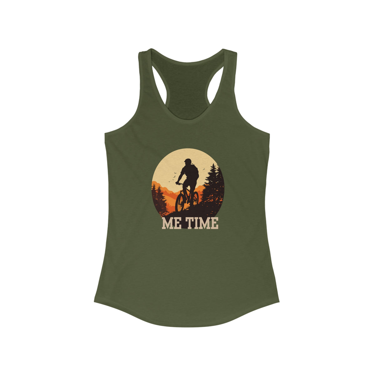 Womens "Me Time" Mountain Biking Tank Top