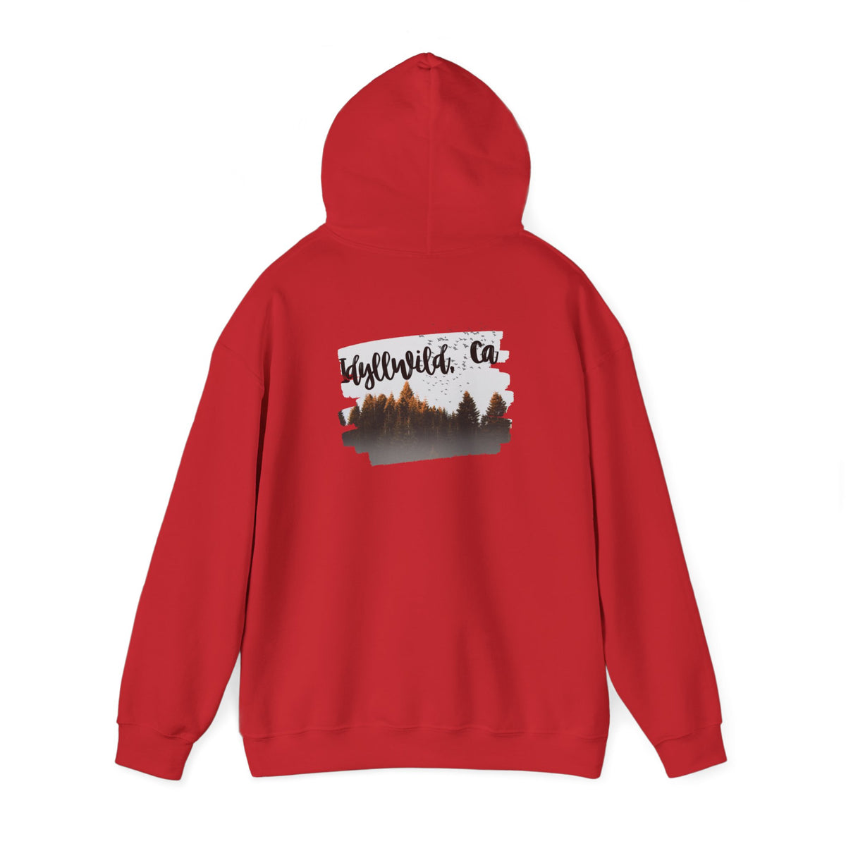 Unisex Heavy Blend™ Hooded Sweatshirt Forest PeekaBoo Scene