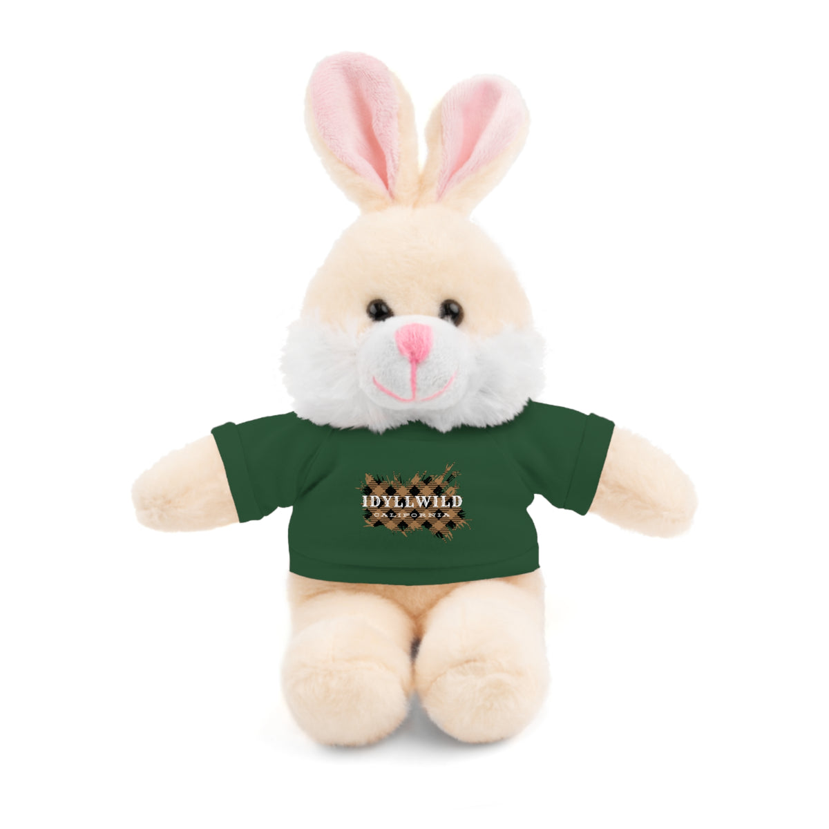 Stuffed Animals with Tee Idyllwild Tan Plaid
