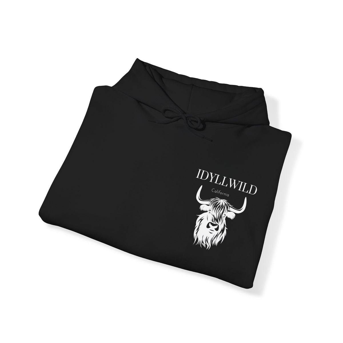 Unisex Heavy Blend™ Hooded Sweatshirt Idyllwild Cow 2
